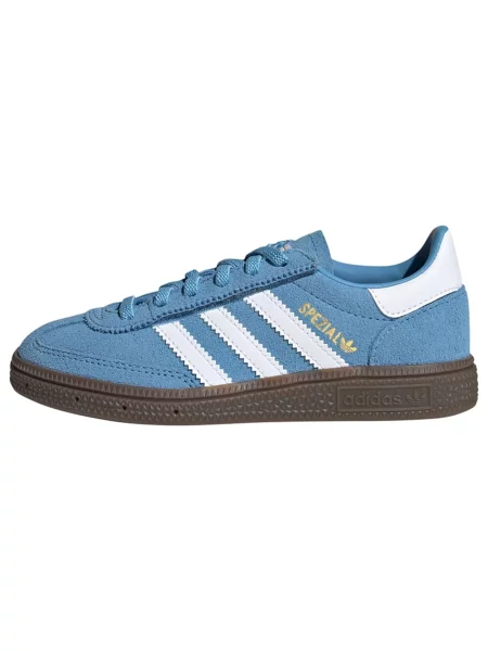 ADIDAS ORIGINALS Tenisky Handball Spezial svetlomodrá / zlatá biela
