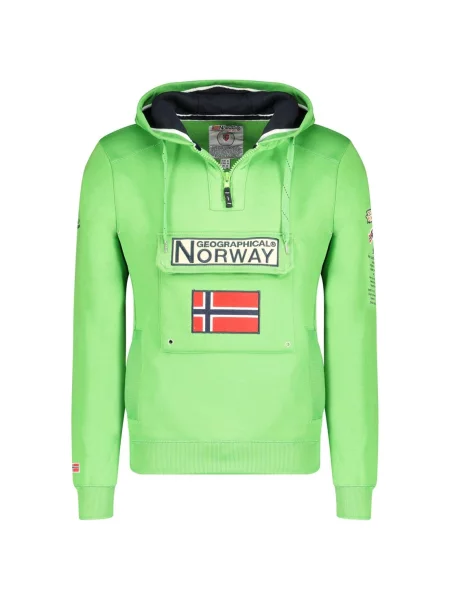 Bluza Geographical Norway GYMCLASS FLASH GREEN POP jaskrawa zieleń zielona