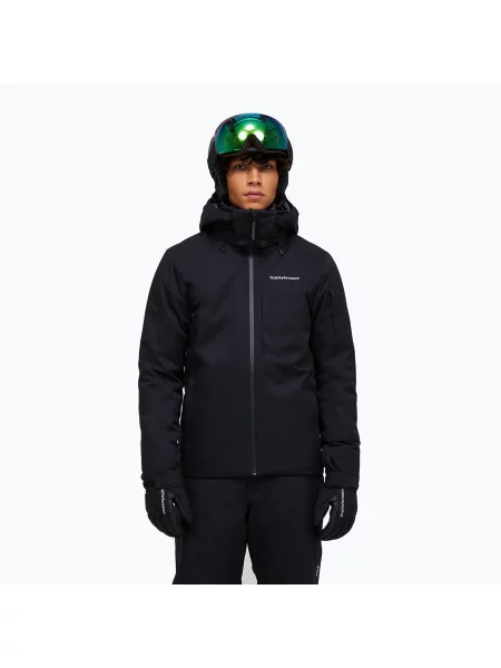 Geacă de schi pentru bărbați Peak Performance Maroon Insulated black negru