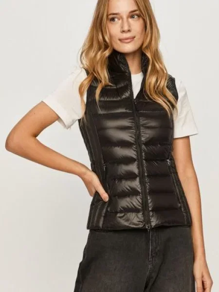 Vestă din puf Armani Exchange roz
