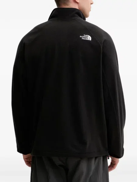 Pulover The North Face din fleece negru