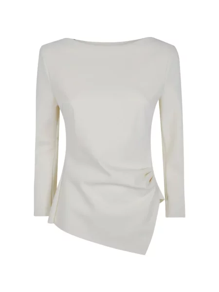 Top Chiara Boni La Petite Robe cu volane asimetric