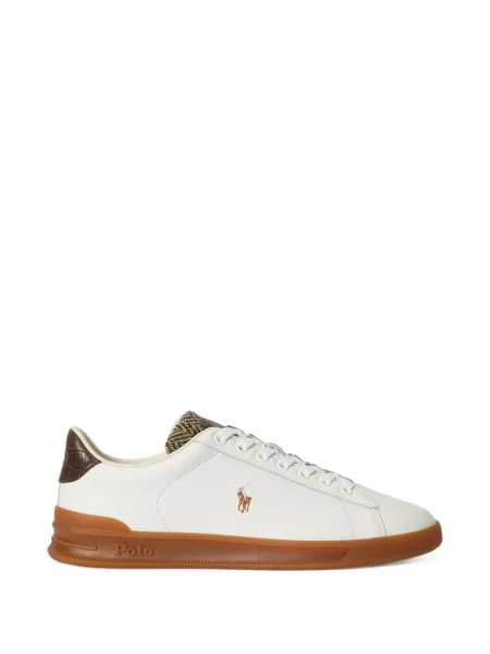 Τένις sneakers Polo Ralph Lauren με αυτόγραφο tweed μαύρο