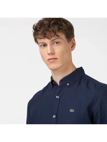 Lacoste сорочка синя