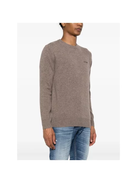 Sweter Mc2 Saint Barth brązowy