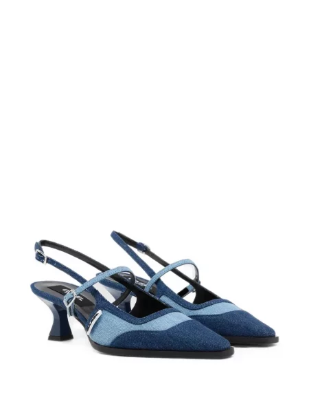 Pantofi cu toc Carel Paris slingback albastru
