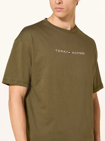 T-shirt o kroju regular fit z czystej bawełny Tommy Hilfiger
