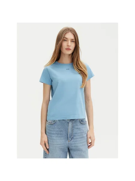 PINKO Футболка Basico Голубий Regular Fit