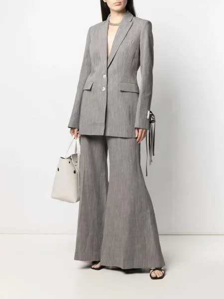 Sacou Off-white cu imagine alb