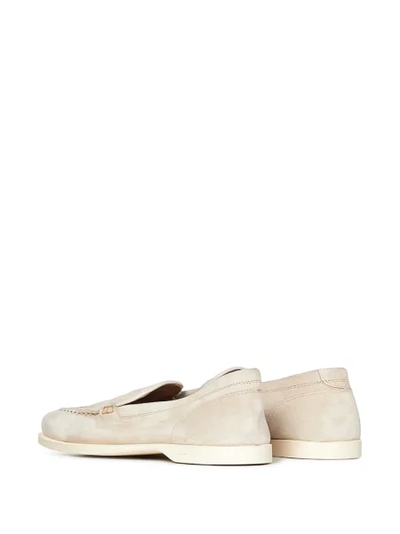 Pantofi loafer John Lobb din piele de căprioară