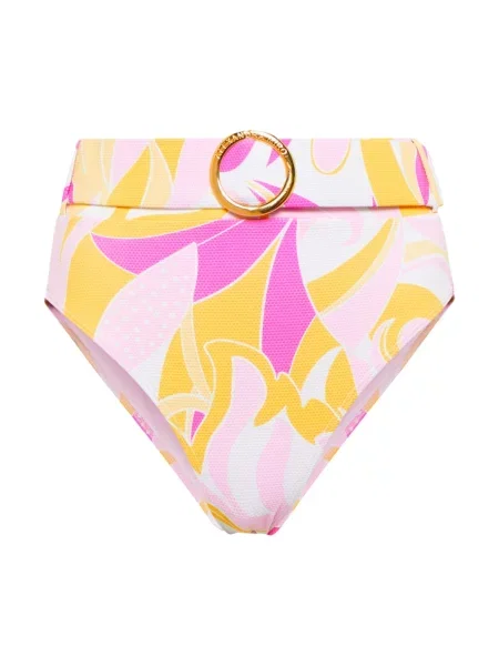 Bikini Alexandra Miro cu talie înaltă roz