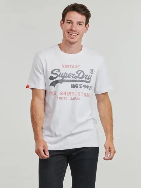 Retro póló Superdry fehér