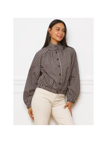 Bluza La Modeuse smeđa