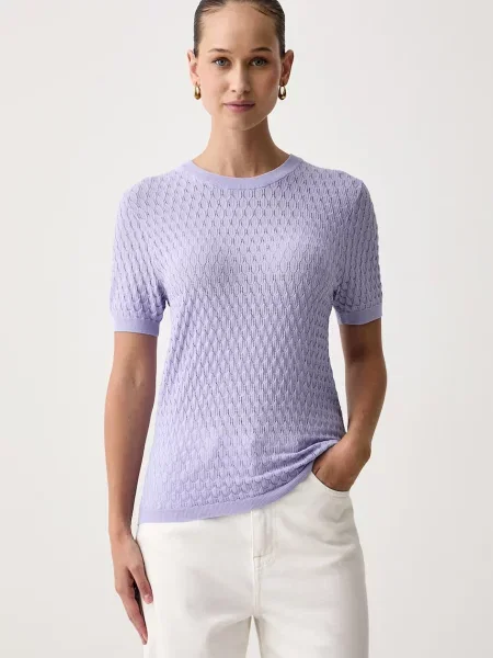 Morgan tricou pentru femei cu vâscoză violet