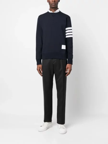 Spodnie Thom Browne na ramiączkach szare