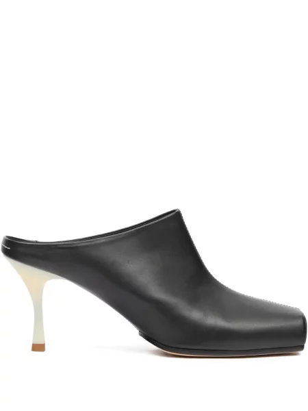Papuci tip mules Mm6 Maison Margiela negru