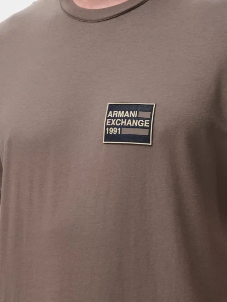 Футболка Armani Exchange коричнева