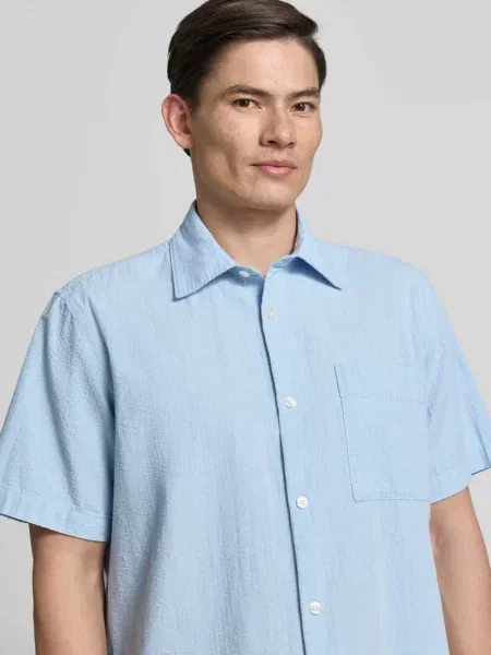 Koszula casualowa o kroju relaxed fit z czystej bawełny model STUART' Selected Homme