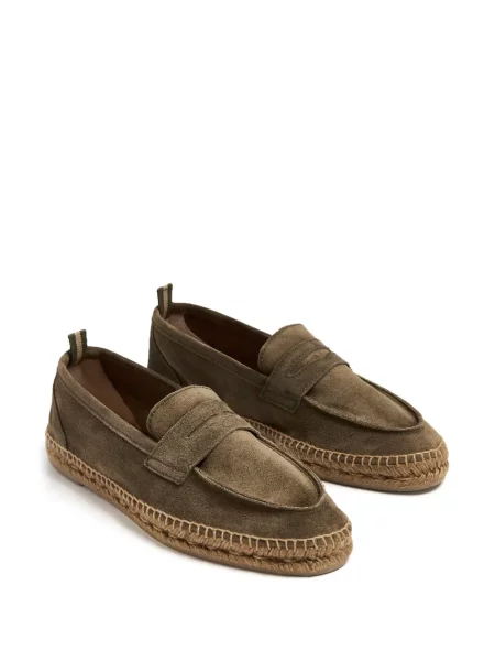 Espadryle Castaner zamszowe brązowe