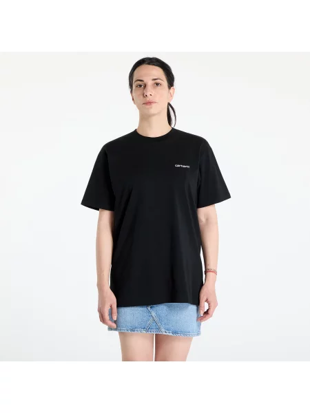 T-shirt Carhartt WIP S/S Script Embroidery T-Shirt Black S czarna