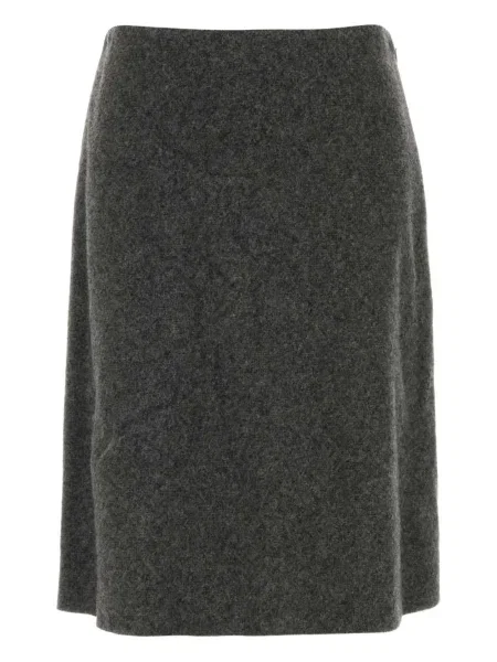 Fustă Miu Miu de lână gri