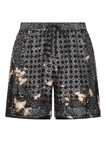 Pantaloni scurți Amiri cu imagine negru