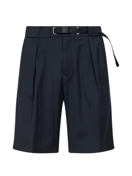 Plisované kraťasy White Sand s přezkou bílé