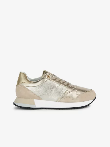 Sneakerși Geox alb