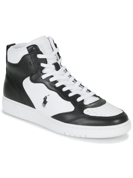 Sneakerși Polo Ralph Lauren din dantelă