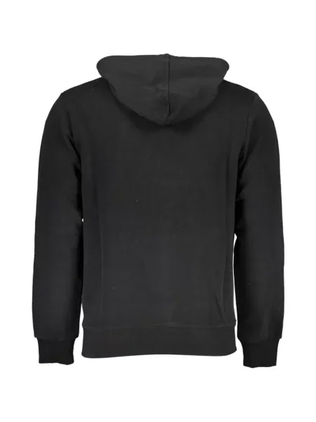 Hoodie La Martina με κέντημα μαύρο