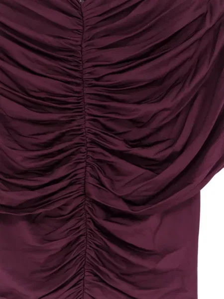 Rochie maxi Self-portrait cu volane violet