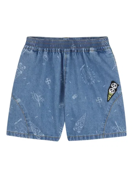 Szorty jeansowe dziecięce Kenzo niebieskie
