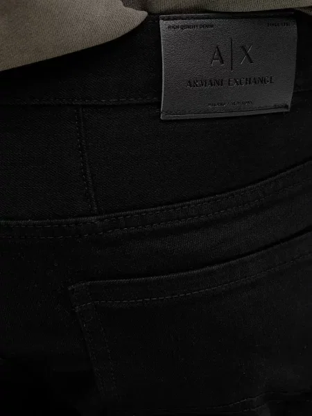 Skinny skinny farmernadrág Armani Exchange fekete