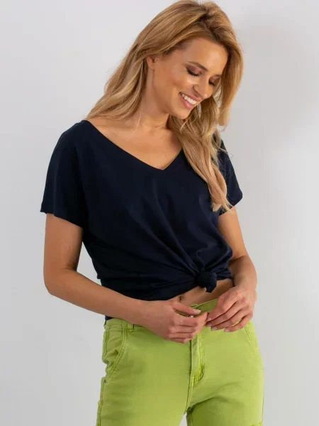 Tricou Fashionhunters albastru