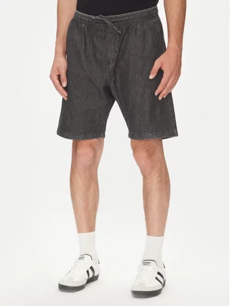 Jack&Jones Džínové šortky Tony černá