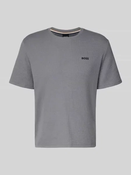 T-shirt o kroju regular fit z mieszanki bawełny Boss