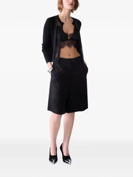 Cardigan Liu Jo din dantelă negru