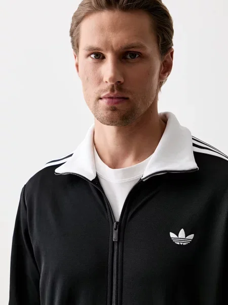 Суичър с цип Adidas Originals черно