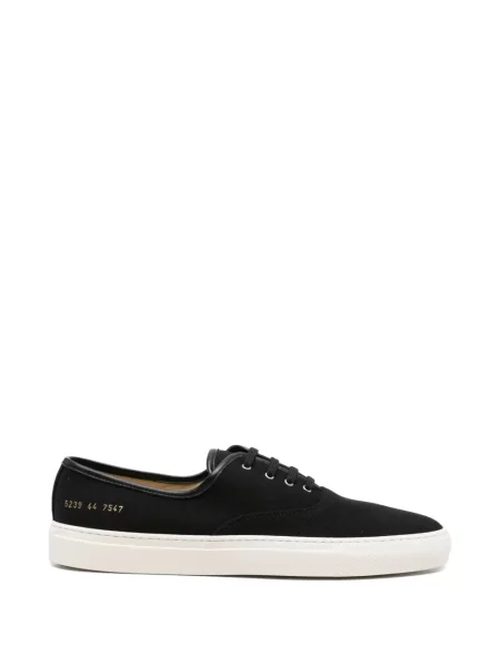 Sneakerși Common Projects cu șireturi din dantelă negru