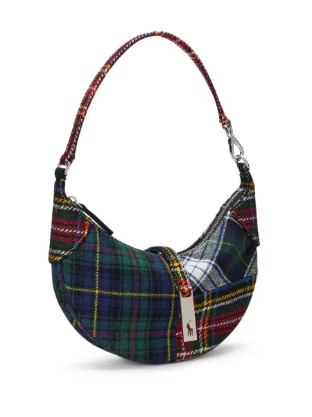 Șapcă Polo Ralph Lauren de catifea cord în carouri verde