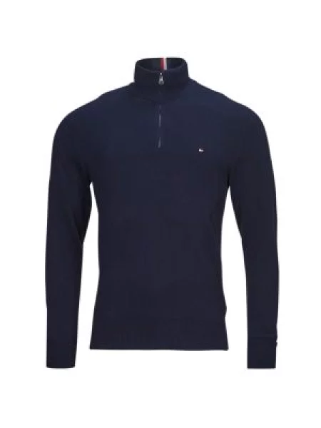 Kašmírový svetr Tommy Hilfiger modrý