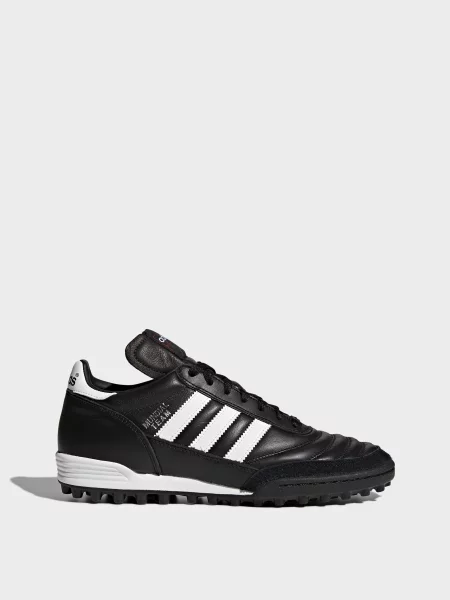 Кожаные кроссовки Adidas черные