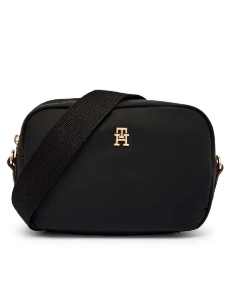 Geantă Tommy Hilfiger Popette Camera Bag Black Universal negru