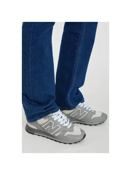 Sneakersy New Balance skórzane szare