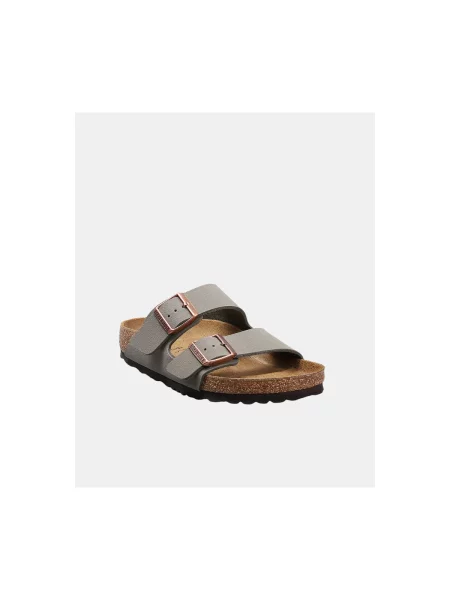 Tenisky Birkenstock s kamínky z nubuku šedé