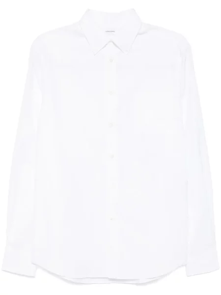 Dlouhá košile Ferragamo s dlouhými rukávy bílá