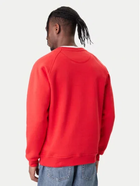 Adidas Mikina Trefoil Essentials červená