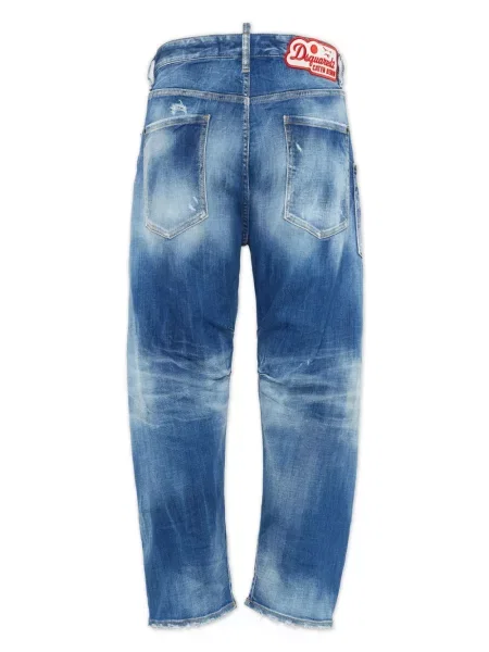 Blugi Dsquared2 zdrențuiți albastru