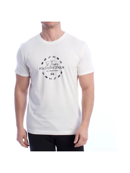 Tricou La Martina alb
