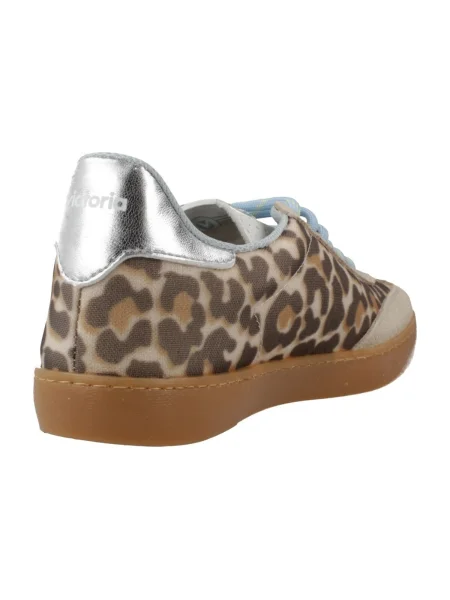 Pantofi Victoria cu imagine cu imprimeu animal print bej